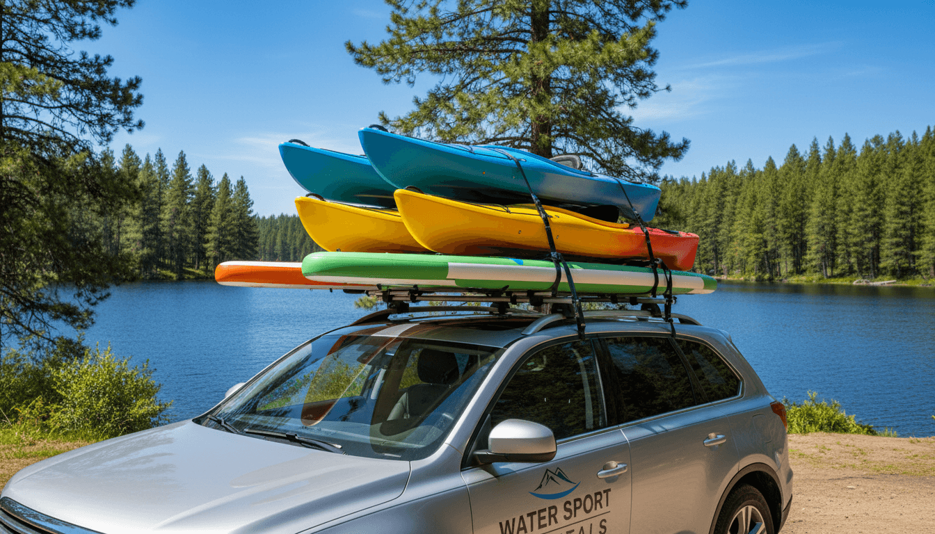 Vehicle transport equipment for water rentals